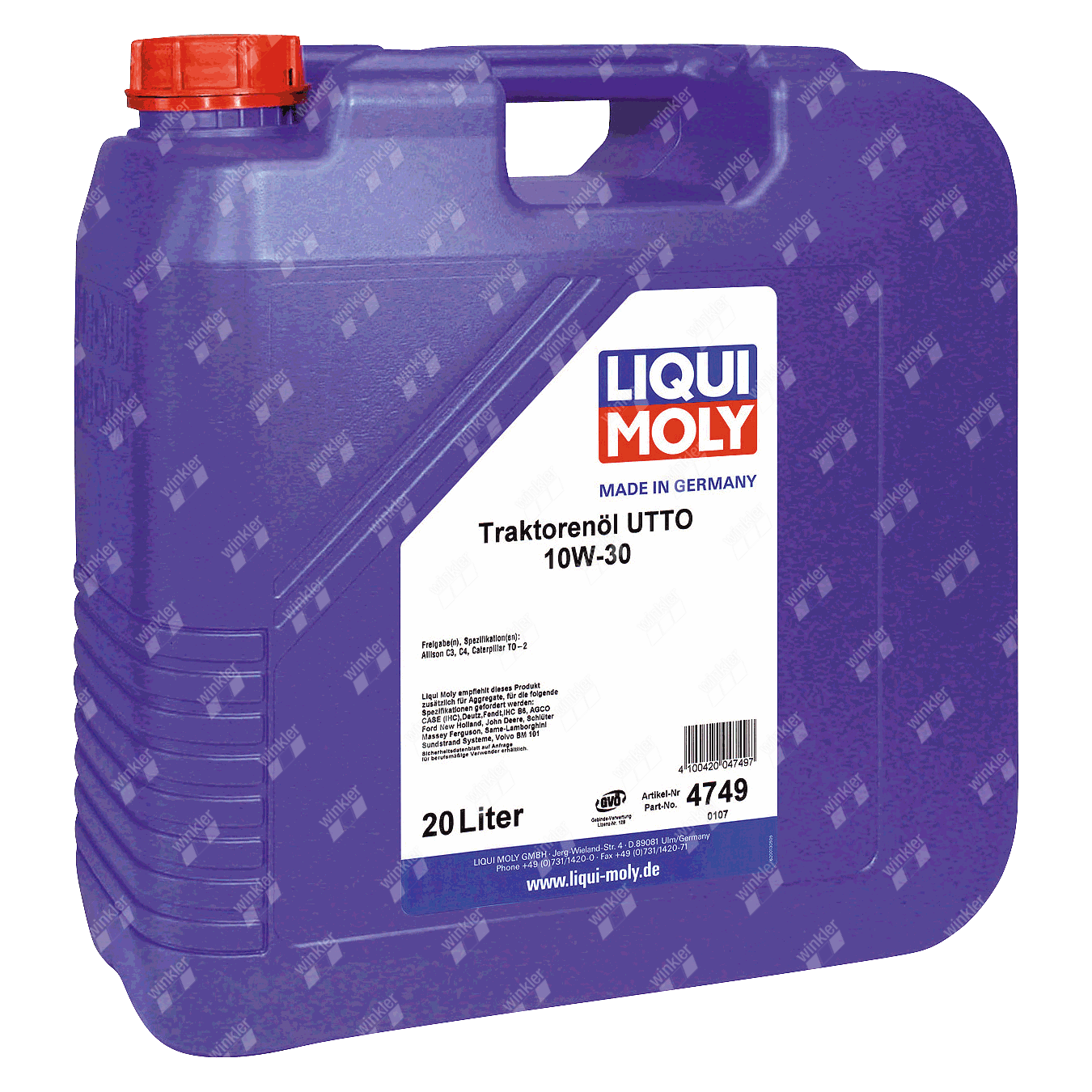 winkler Shop - Hydraulik- und Getriebeöl, UTTO, 10W-30